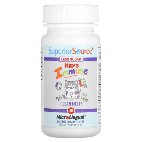 Superior Source, Kid's Immune, Clean Melts, 90 Instant Dissolve Melts - Supply Center USA