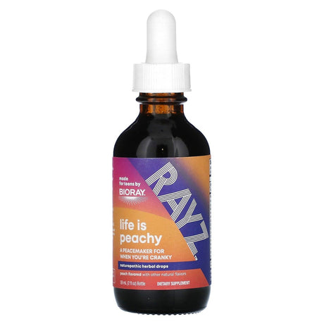 Bioray Inc., Rayz, Life Is Peachy, For Teens, Peach, 2 fl oz (59 ml) - Supply Center USA