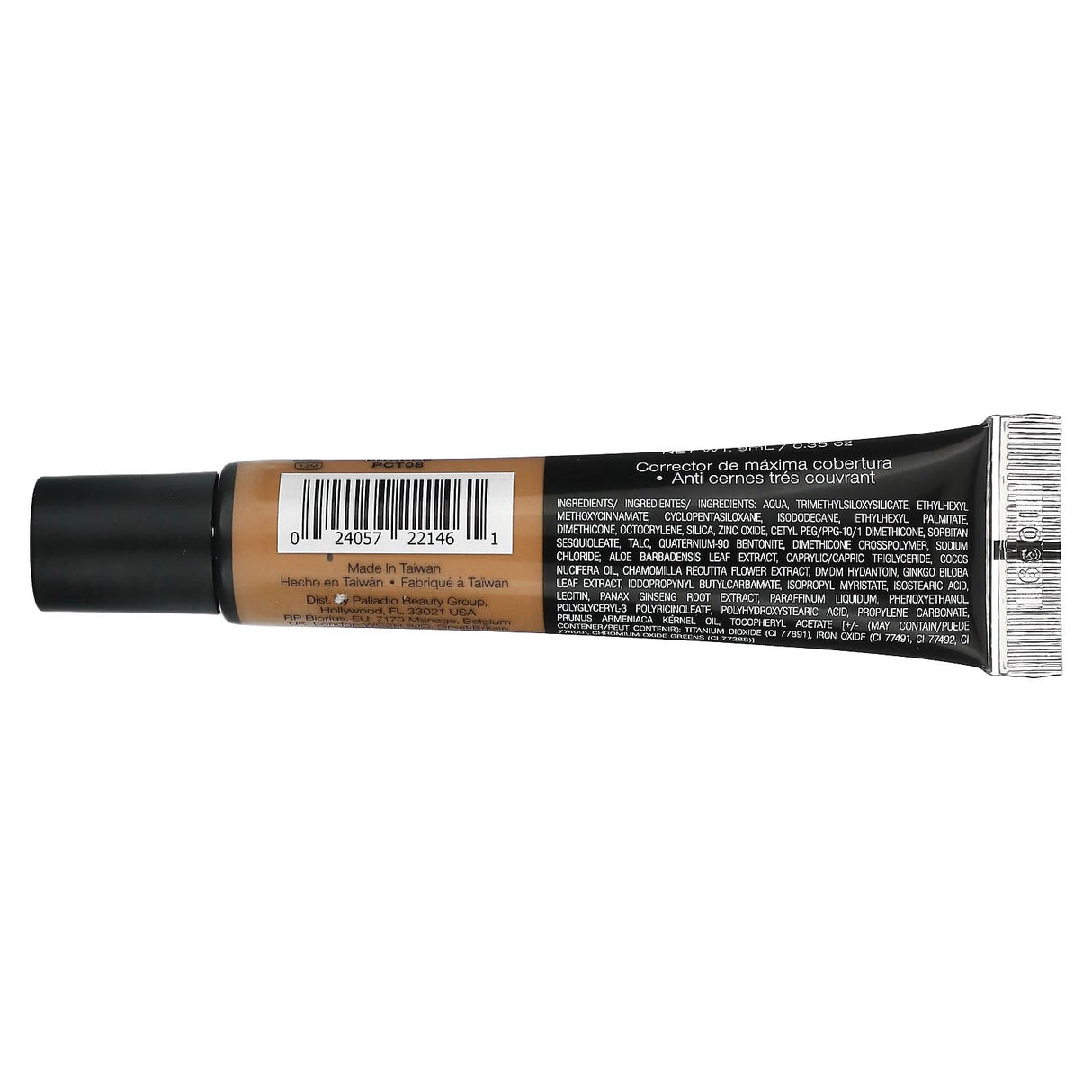 Palladio, Full-Coverage Concealer, Frappe PCT08, 0.35 oz (9 ml) - Supply Center USA