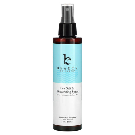 Beauty By Earth, Sea Salt Hair & Texturizing Spray, Volumizing, Ocean Breeze, 6 fl oz (177 ml) - Supply Center USA