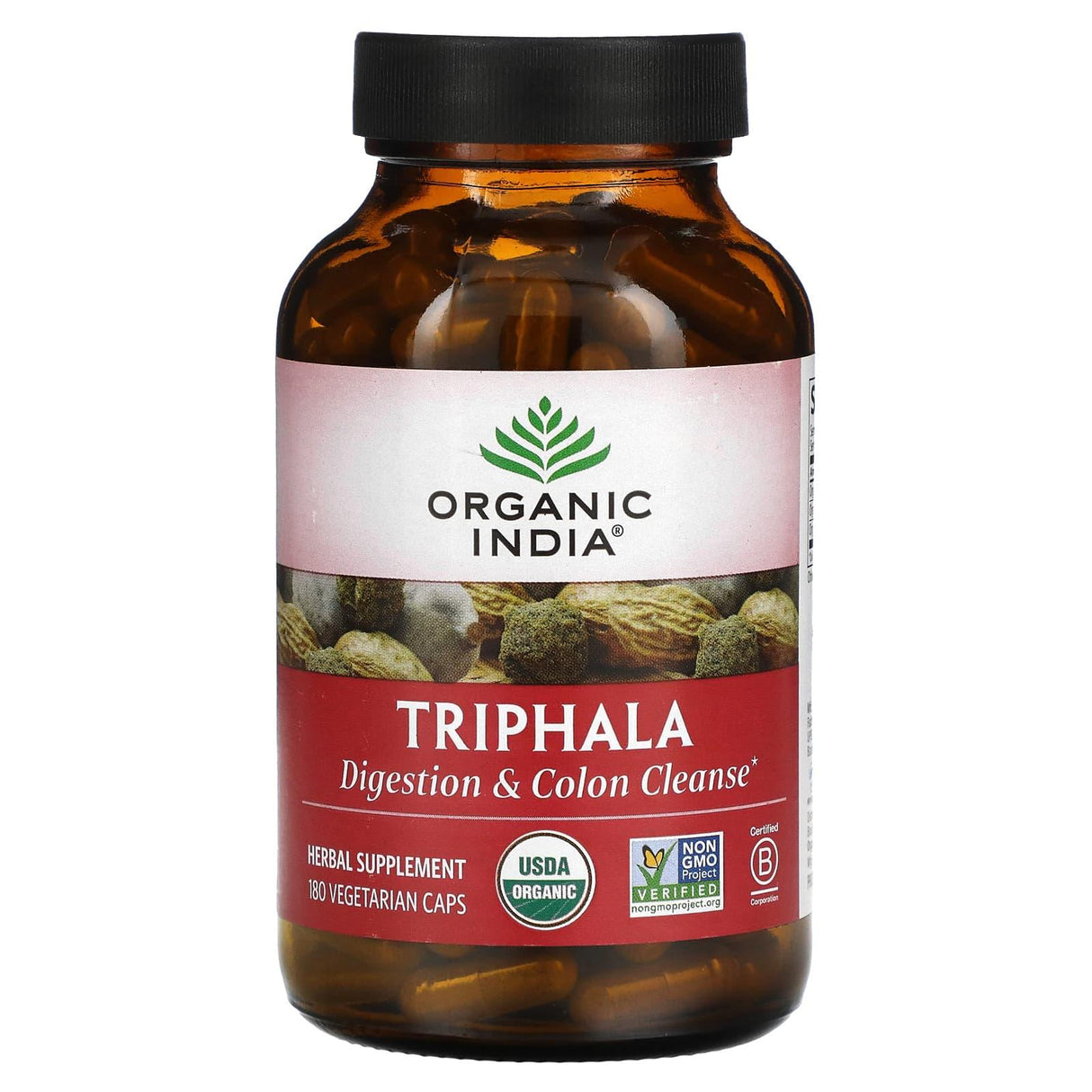 Organic India, Triphala, 90 Vegetarian Caps - Supply Center USA