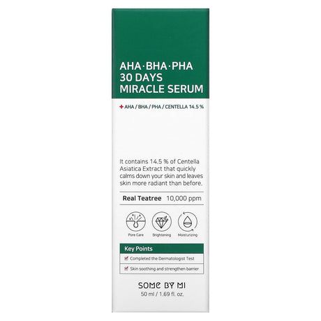 SOME BY MI, AHA, BHA, PHA 30 Days Miracle Serum, 1.69 fl oz 50 ml - Supply Center USA