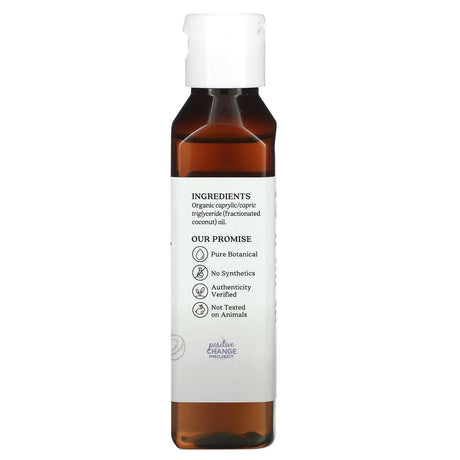 Aura Cacia, Organic Skin Care Oil, Coconut, Fractionated, 4 fl oz (118 ml) - Supply Center USA