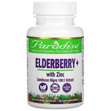 Paradise Herbs, Earth's Blend, Elderberry+ with Zinc, 60 Vegetarian Capsules - Supply Center USA