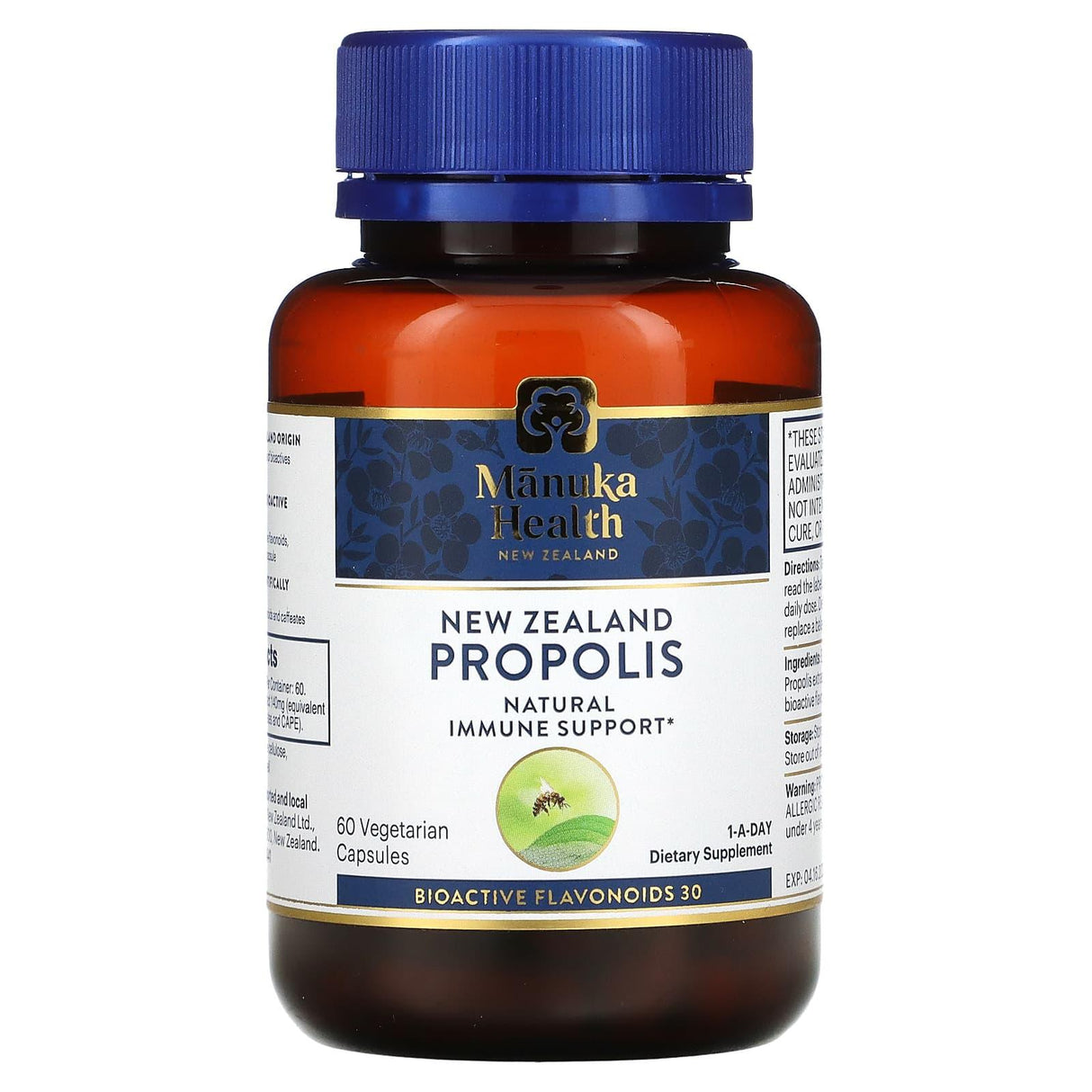 Manuka Health, New Zealand Propolis, 60 Vegetarian Capsules - Supply Center USA