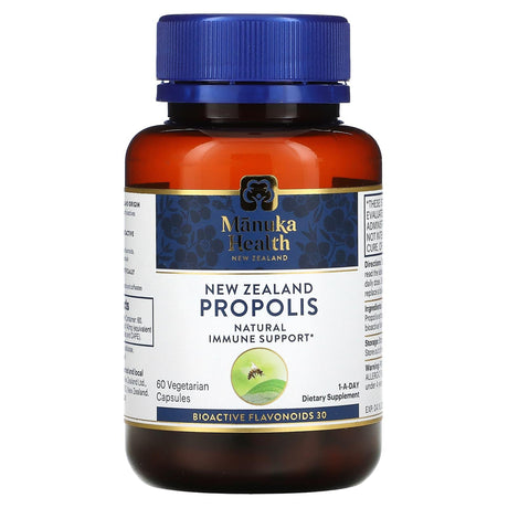 Manuka Health, New Zealand Propolis, 60 Vegetarian Capsules - Supply Center USA