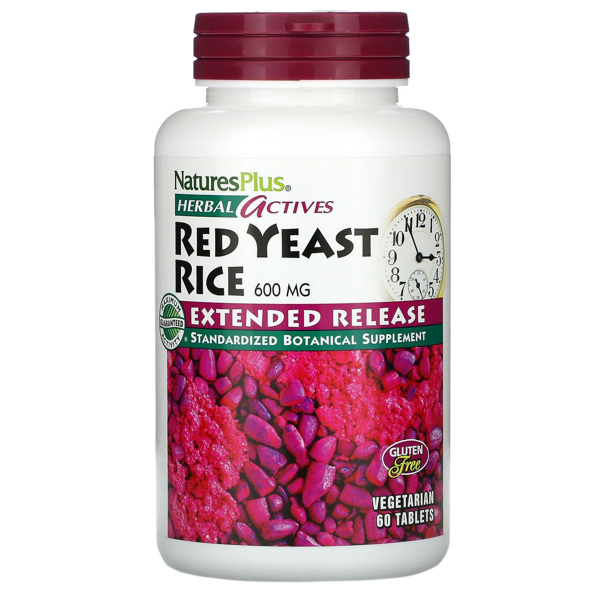 NaturesPlus, Herbal Actives, Red Yeast Rice, 600 mg, 30 Tablets - Supply Center USA