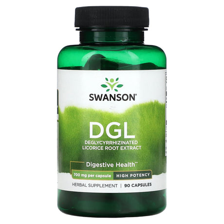 Swanson, DGL, High Potency, 700 mg, 90 Capsules - Supply Center USA