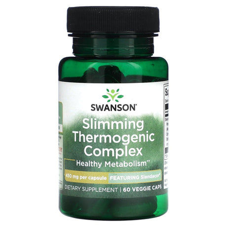 Swanson, Slimming Thermogenic Complex, 450 mg, 60 Veggie Caps - Supply Center USA