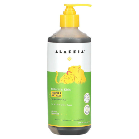 Alaffia, Babies & Kids Shampoo & Body Wash, Lemon Lavender, 16 fl oz (473 ml) - Supply Center USA