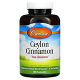 Carlson, Ceylon Cinnamon, 180 Capsules - Supply Center USA