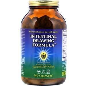 HealthForce Superfoods, Intestinal Drawing Formula, 260 Vegan Caps - Supply Center USA