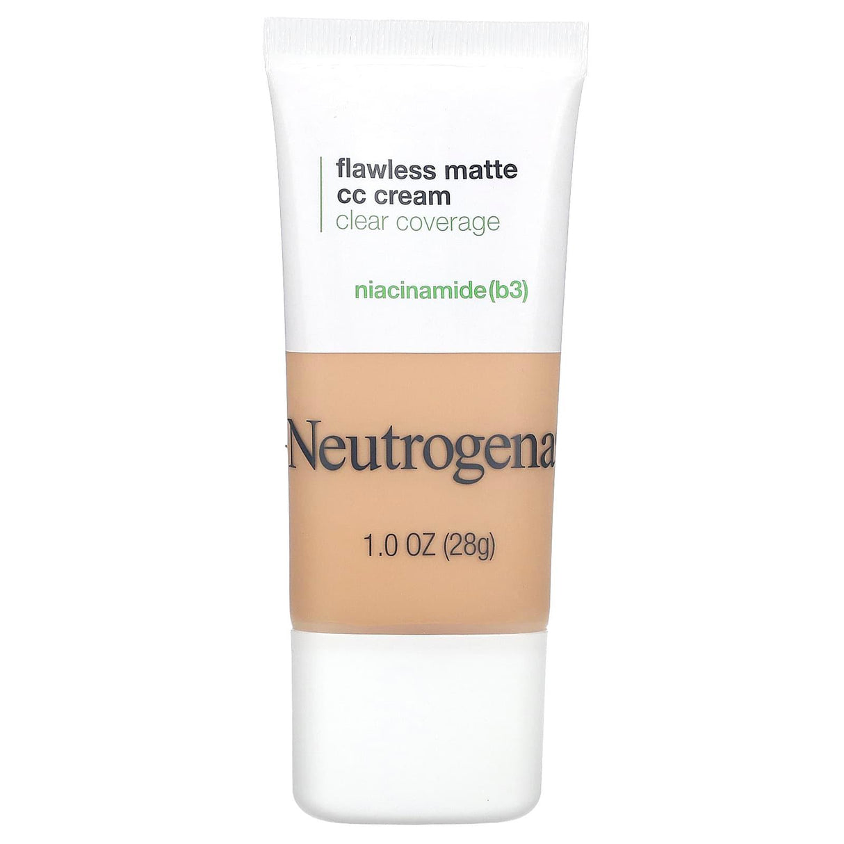 Neutrogena, Flawless Matte CC Cream, Clear Coverage, Vanilla 3.0, 1 oz (28 g) - Supply Center USA