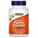 Now Foods, Chewable Papaya Enzymes, 180 Lozenges - Supply Center USA