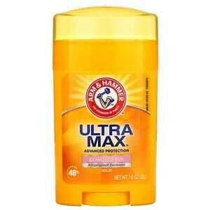 Arm & Hammer, UltraMax, Antiperspirant Solid Deodorant, Powder Fresh, 1.0 oz (28 g) - HealthCentralUSA