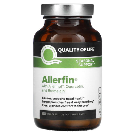 Quality of Life Labs, Allerfin, 60 Vegicaps - Supply Center USA