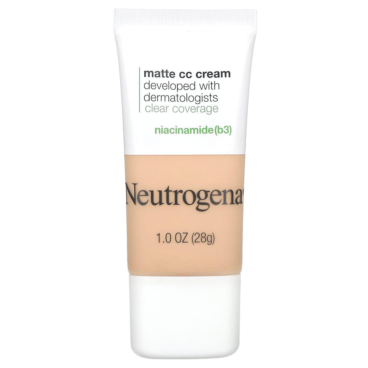 Neutrogena, Matte CC Cream, Porcelain 2.0, 1 oz (28 g) - Supply Center USA