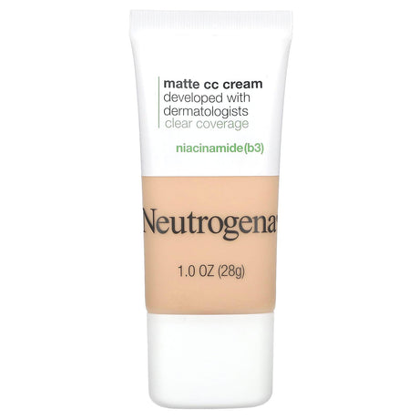 Neutrogena, Matte CC Cream, Porcelain 2.0, 1 oz (28 g) - Supply Center USA