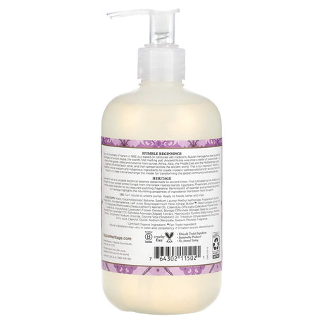 Nubian Heritage, Lavender & Wildflowers, Liquid Hand Soap, 12 fl oz (355 ml) - Supply Center USA