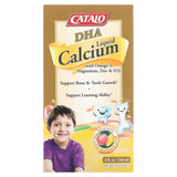 Catalo Naturals, DHA Liquid Calcium with Omega-3, Magnesium, Zinc & D3, Peach & Mango , 8 fl oz (240 ml) - Supply Center USA