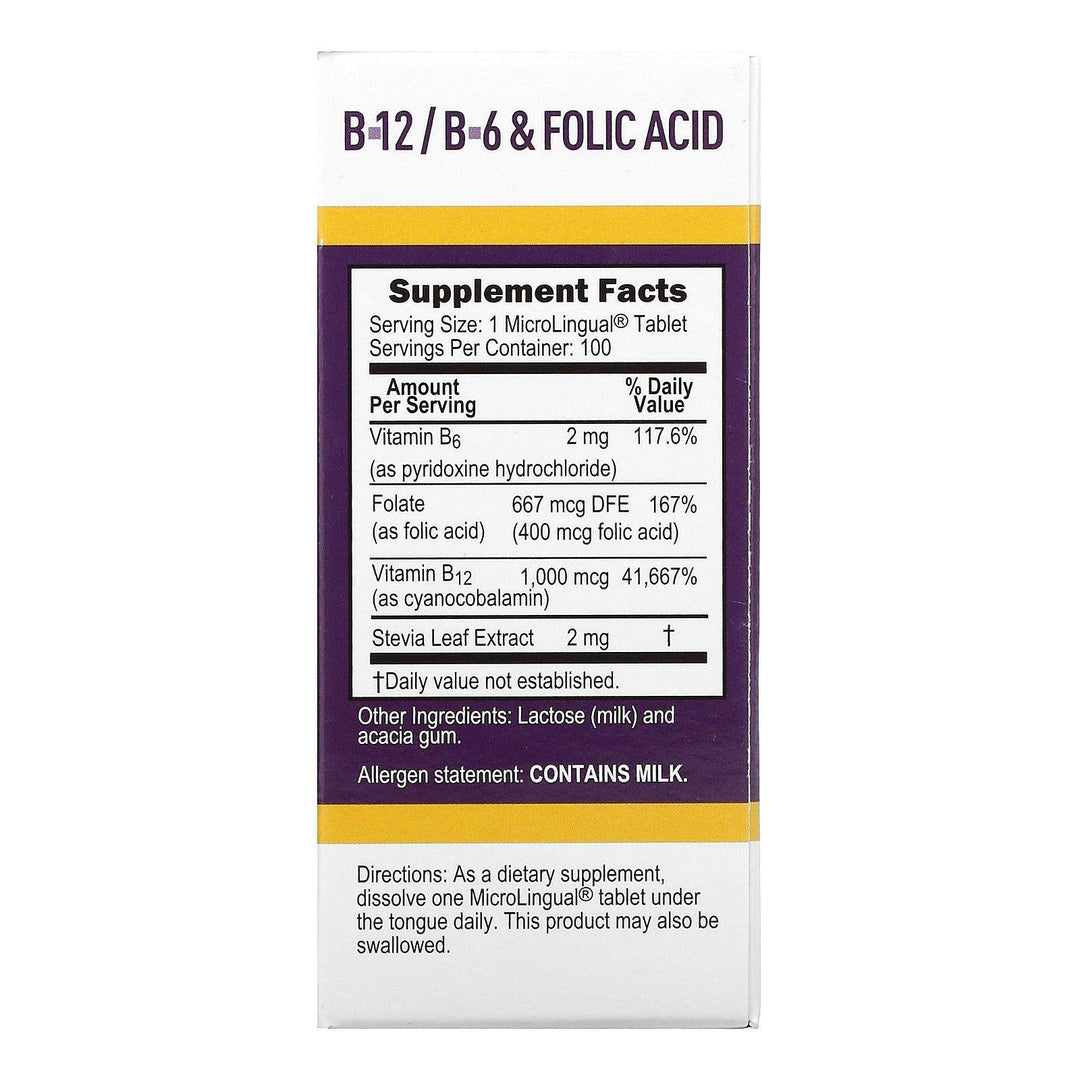 Superior Source, Cyanocobalamin B-12, 1,000 mcg, 100 MicroLingual Instant Dissolve Tablets - HealthCentralUSA