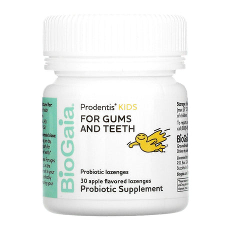 BioGaia, Kids, Prodentis For Gums And Teeth, Apple, 30 Lozenges - Supply Center USA