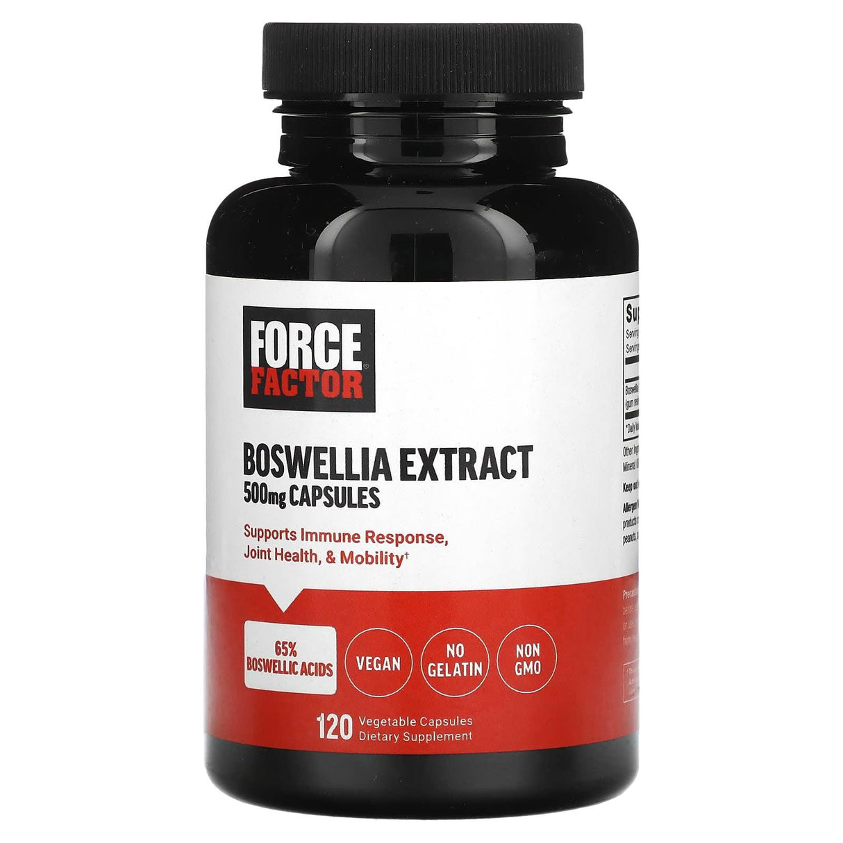 Force Factor, Boswellia Extract, 500 mg, 120 Vegetable Capsules - Supply Center USA