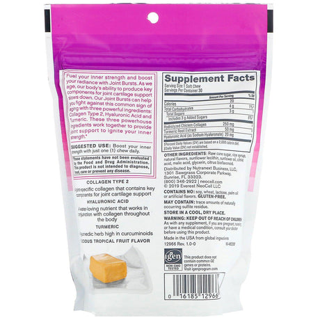 Neocell, Joint Bursts, Tropical Fruit , 30 Soft Chews - Supply Center USA