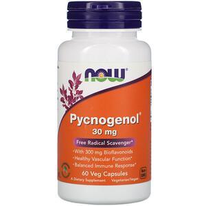 Now Foods, Pycnogenol, 30 mg, 60 Veg Capsules - Supply Center USA