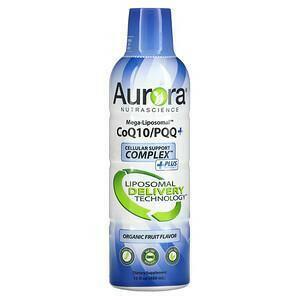 Aurora Nutrascience, Mega-Liposomal CoQ10/PQQ+, Organic Fruit, 16 fl oz (480 ml) - Supply Center USA