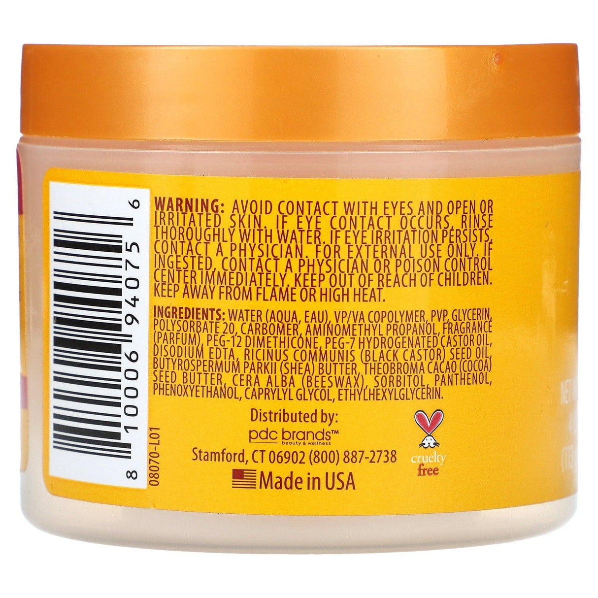 Cantu, Jamaican Black Castor Oil, Taming Gel, 4 oz (113 g) - Supply Center USA