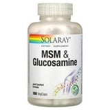 Solaray, MSM & Glucosamine, 180 VegCaps - Supply Center USA