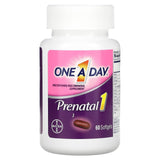 One-A-Day, Prenatal 1 with Folic Acid, DHA & Iron, 60 Softgels - Supply Center USA