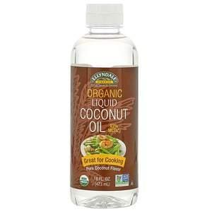 Now Foods, Ellyndale Organics, Organic Liquid Coconut Oil, Pure Coconut Flavor, 16 fl oz (473 ml) - Supply Center USA