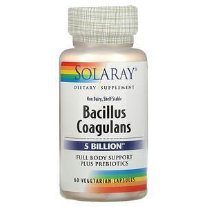 Solaray, Bacillus Coagulans, 2.5 Billion, 60 Vegetarian Capsules - Supply Center USA