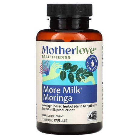 Motherlove, More Milk Moringa, 120 Liquid Capsules - Supply Center USA