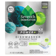 Seventh Generation, Power+ Dishwasher Detergent Packs, Fresh Citrus, 40 Packs, 21.1 oz (600 g) - Supply Center USA