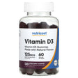 Nutricost, Vitamin D3 Gummies, Mixed Berry, 125 mcg, 120 Gummies - Supply Center USA