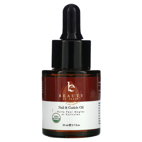 Beauty By Earth, Organic Nail & Cuticle Oil, 0.7 fl oz (20 ml) - Supply Center USA