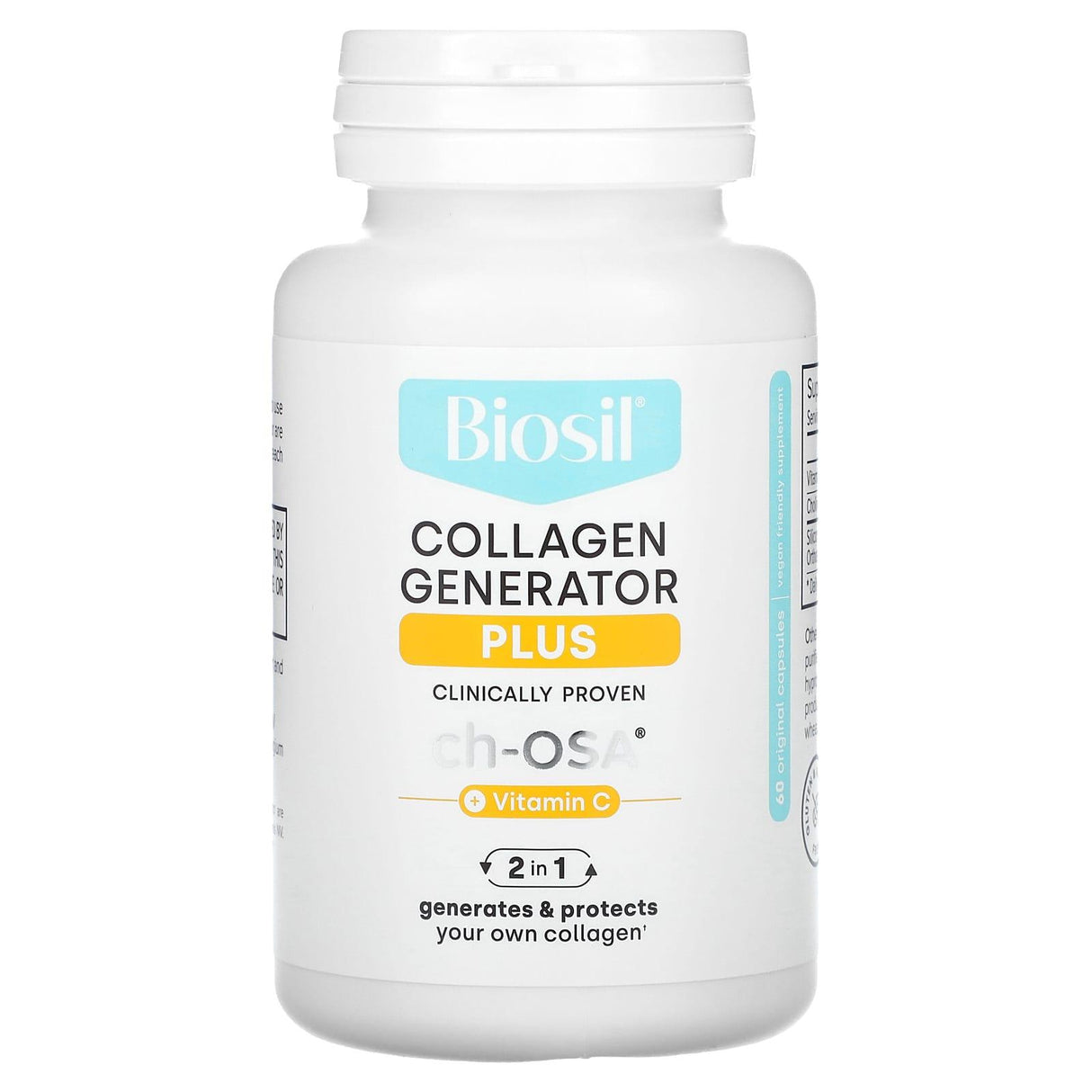 BioSil, Collagen Generator Plus, 60 Original Capsules - Supply Center USA