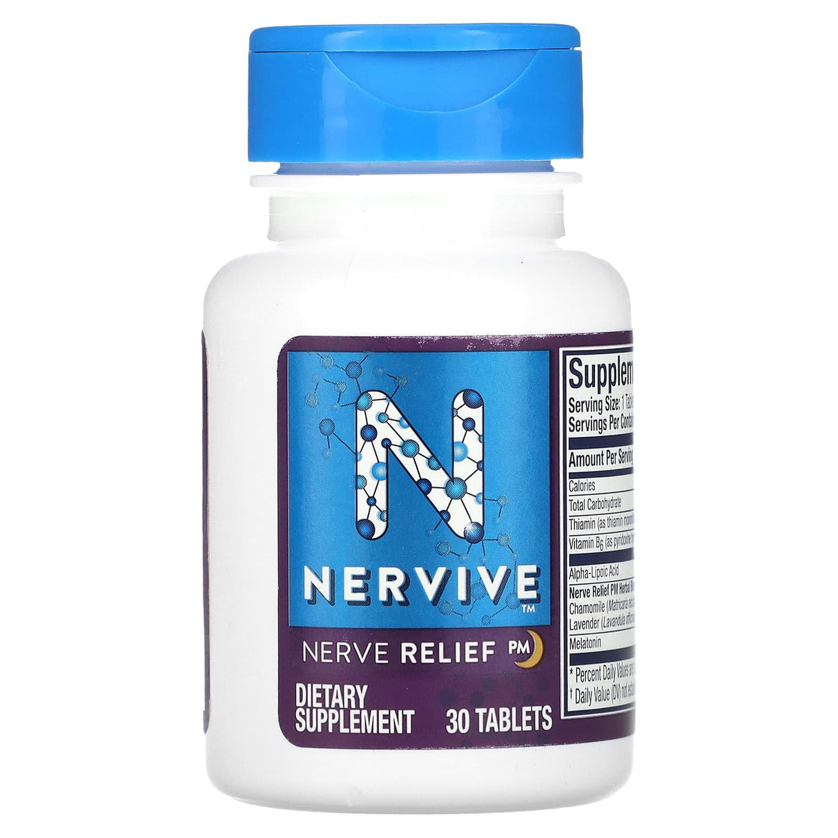 Nervive, Nerve Relief, PM, 30 Tablets - Supply Center USA