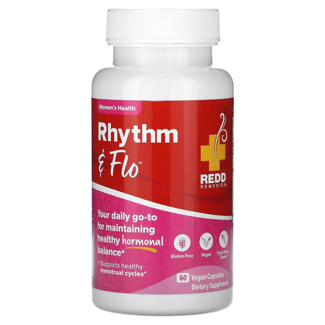 Redd Remedies, Rhythm & Flo, 60 Vegan Capsules - Supply Center USA