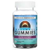 Source Naturals, Wellness Gummies, Elderberry, 60 Gummies - Supply Center USA