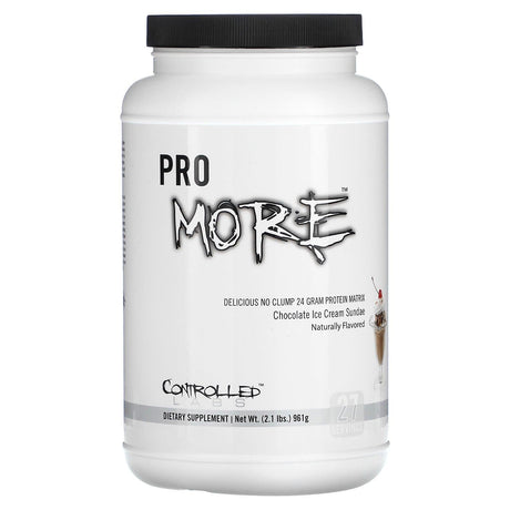 Controlled Labs, Pro More, Protein Matrix, Chocolate Ice Cream Sunday, 2.1 lb (961 g) - Supply Center USA