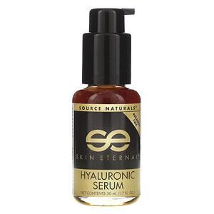 Source Naturals, Skin Eternal, Hyaluronic Serum, 1.7 fl oz (50 ml) - HealthCentralUSA