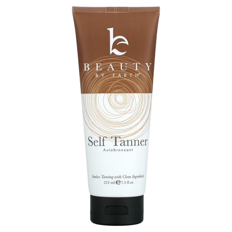 Beauty By Earth, Self Tanner, Sunless Tanning Lotion, Medium to Dark, 7.5 fl oz (222 ml) - Supply Center USA