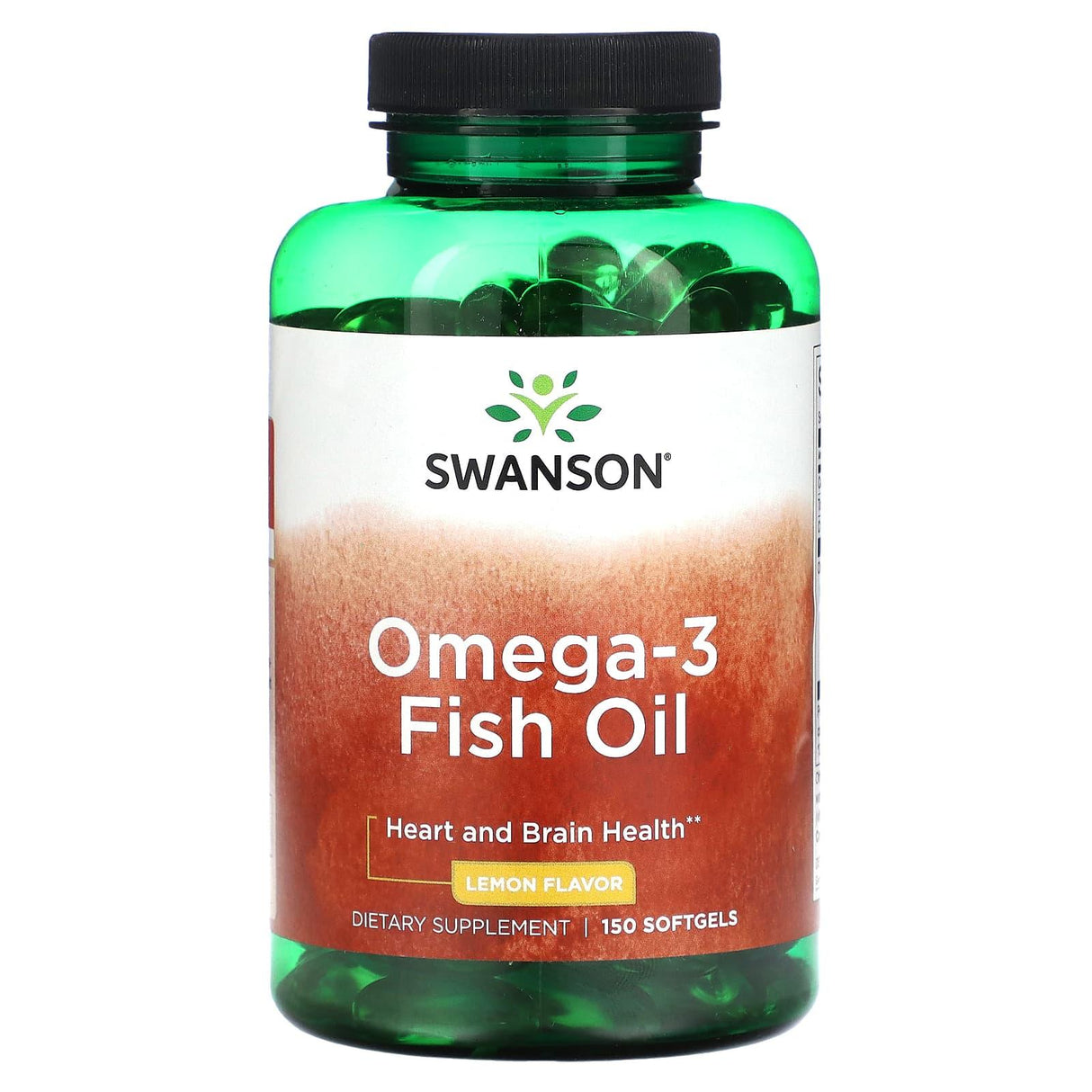 Swanson, Omega-3 Fish Oil, Lemon, 150 Softgels - Supply Center USA