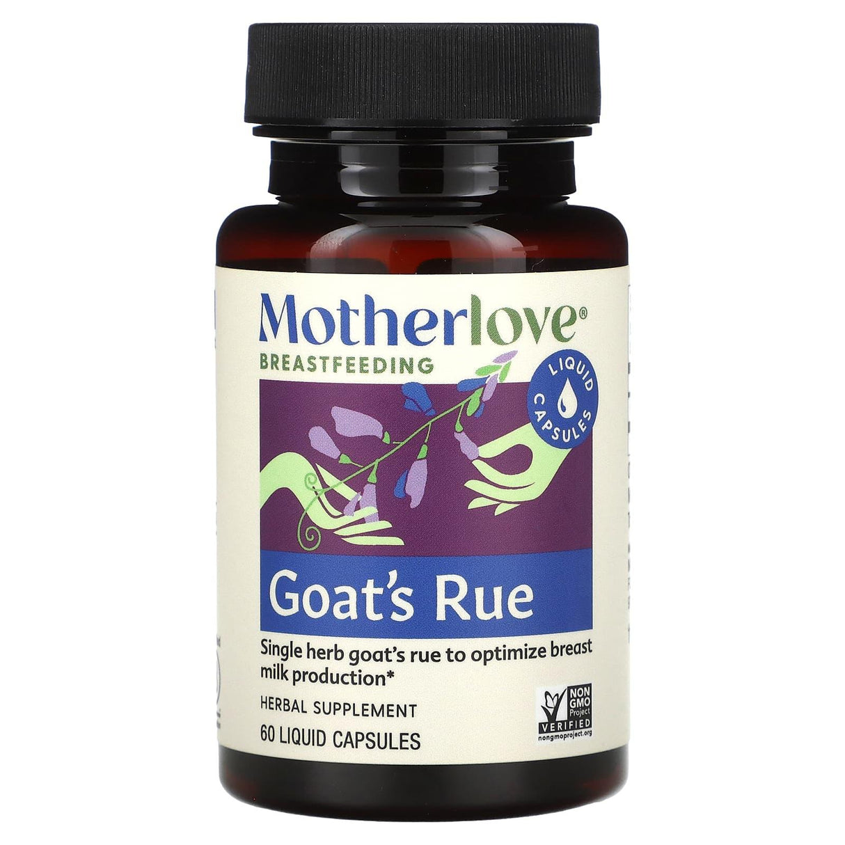 Motherlove, Breastfeeding, Goat's Rue, 60 Liquid Capsules - Supply Center USA