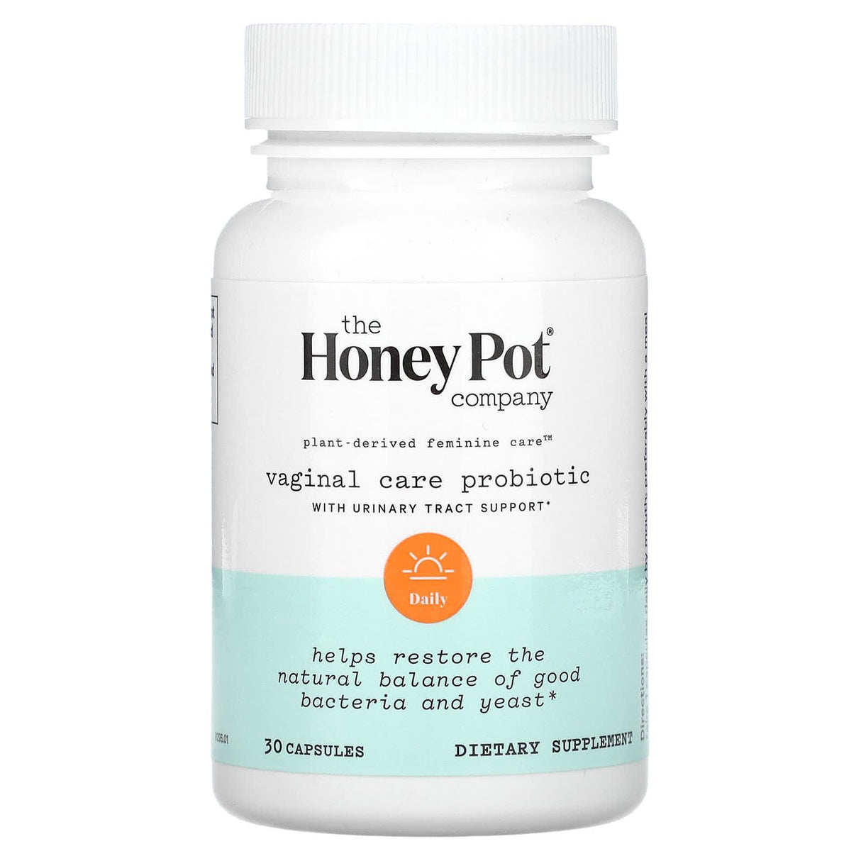 The Honey Pot Company, Vaginal Care Probiotic With Urinary Tract Support, 30 Capsules - Supply Center USA