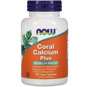 Now Foods, Coral Calcium Plus, 100 Veg Capsules - Supply Center USA